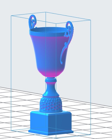 Ornamental Trophy Cup 3D Model (.OBJ)