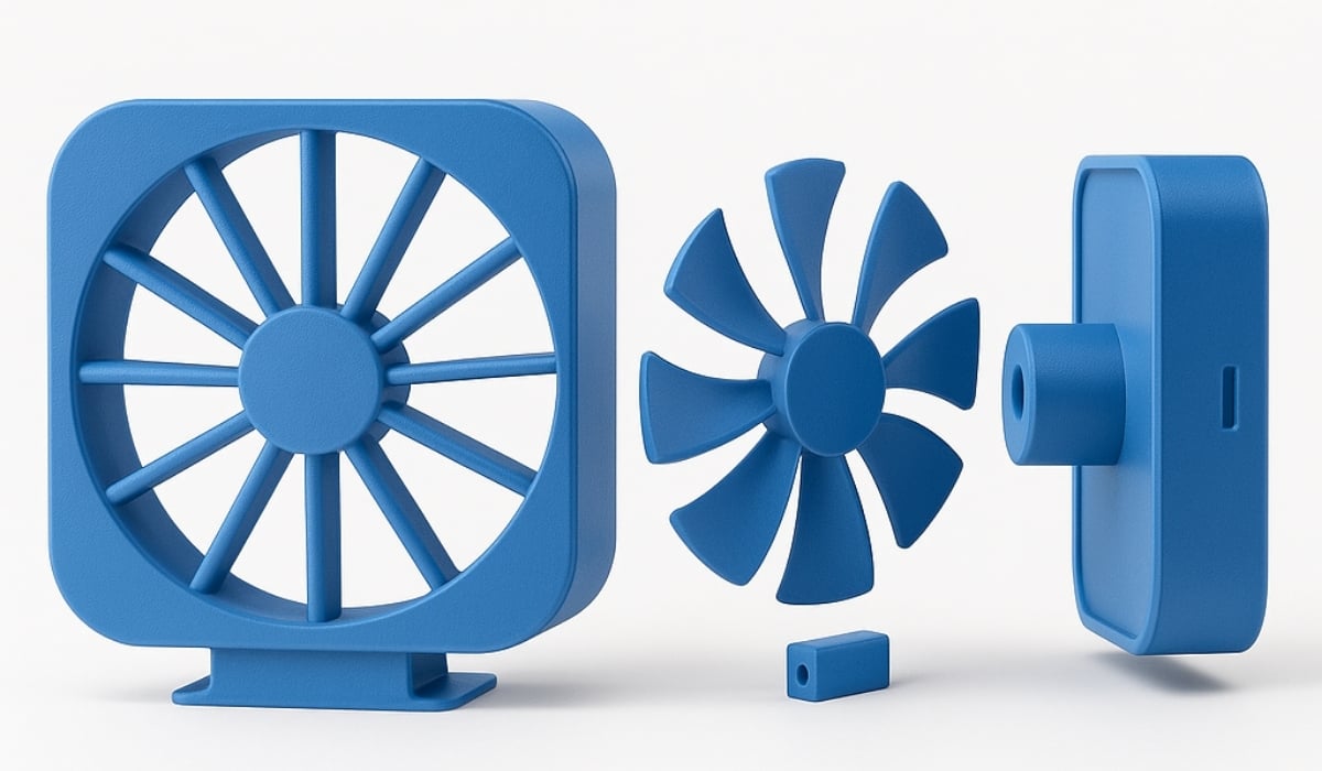 Box Fan High-Pressure Mod – 3D Printable model