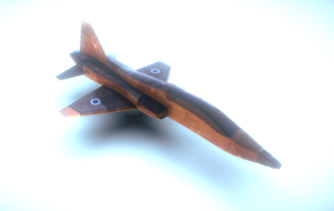 Jet Fighter (Camo Desert) – Downloadable 3D Model