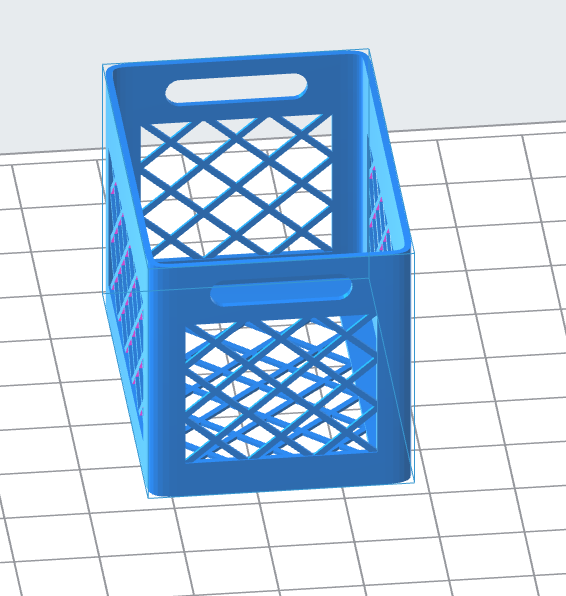 Plastic Crate 3D Model – Instant Download