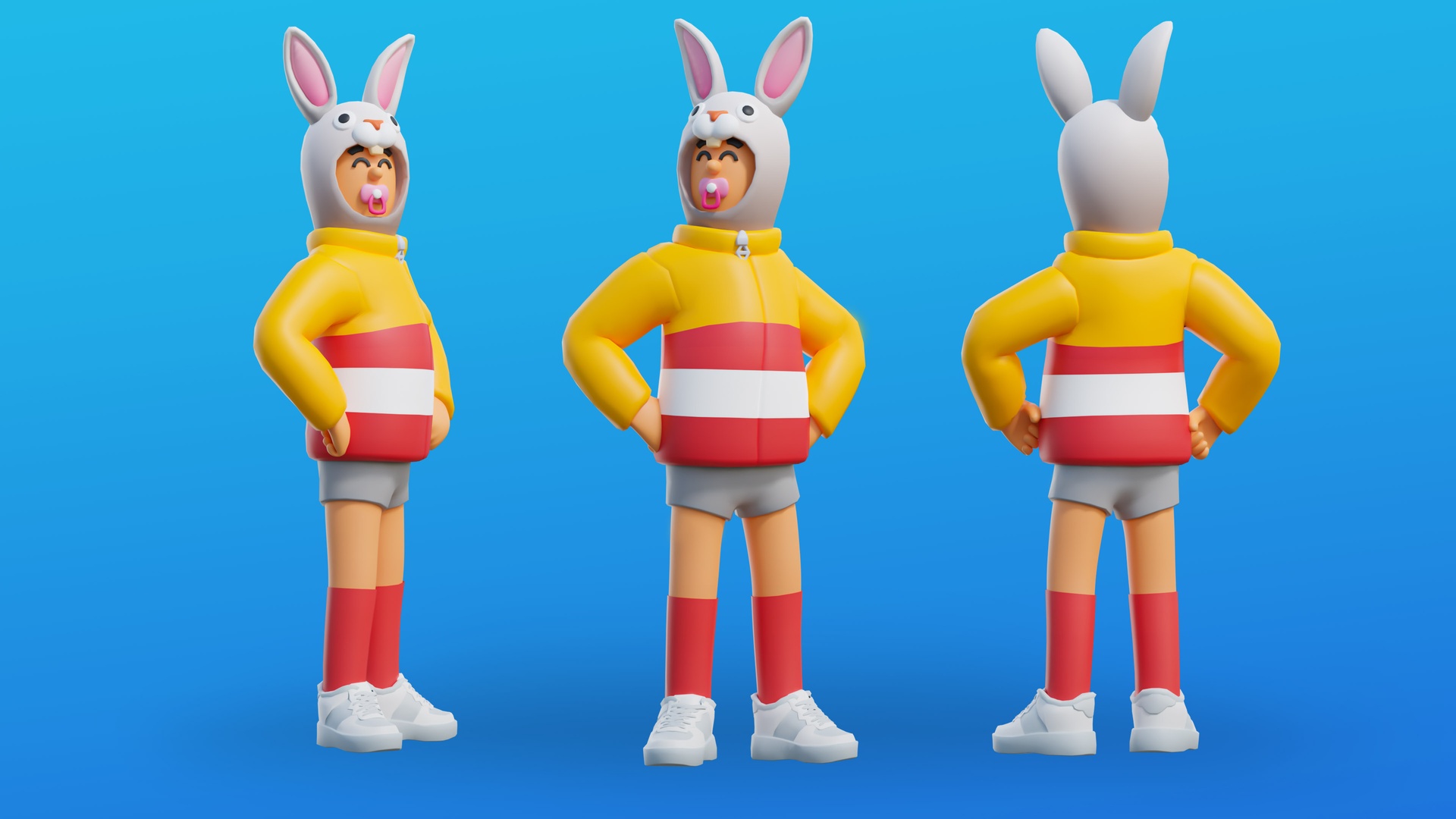 Creative Characters – Animated Low Poly 3D Models 