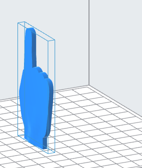 Foam Hand Index Finger 3D Model 