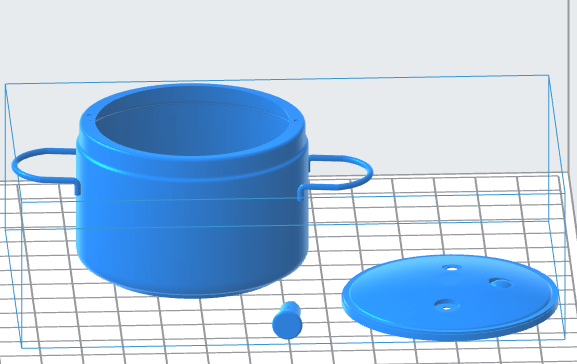 Pressure Cooker 3D Model (.OBJ)