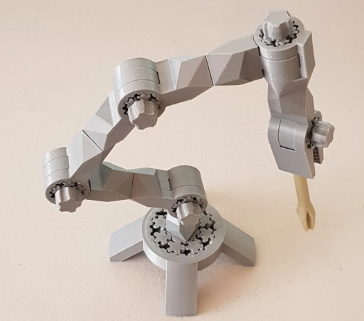 Modular Toy Robot Arm 3D Model – Instant Download