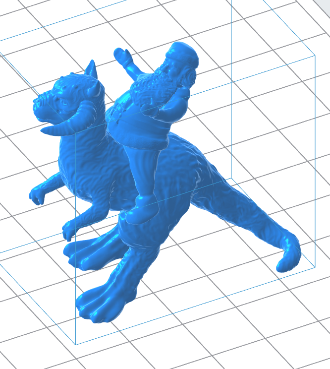 Santa On Tautanus – 3D Printable Model