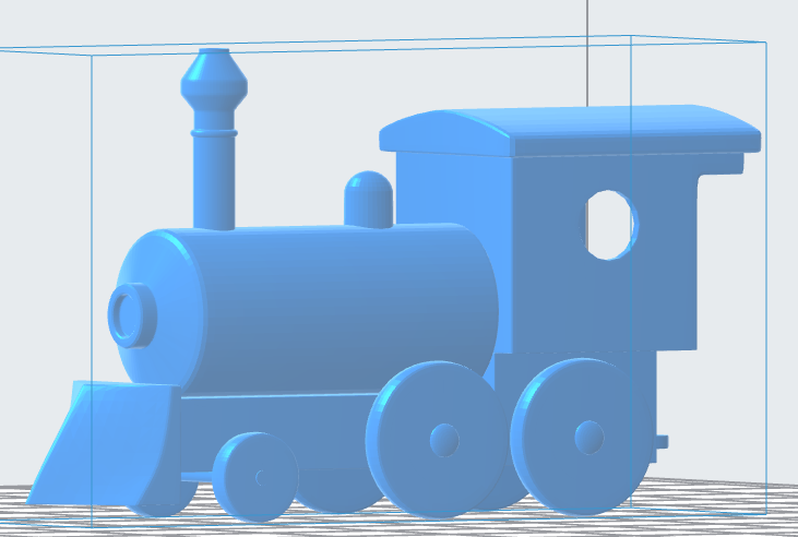 Wooden Toy Locomotive – Downloadable 3D Model