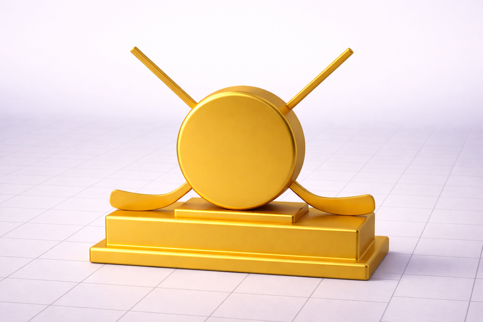 Hockey Trophy 3D Model (.OBJ)