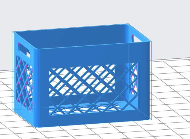 Plastic Crate 3D Model – Instant Download