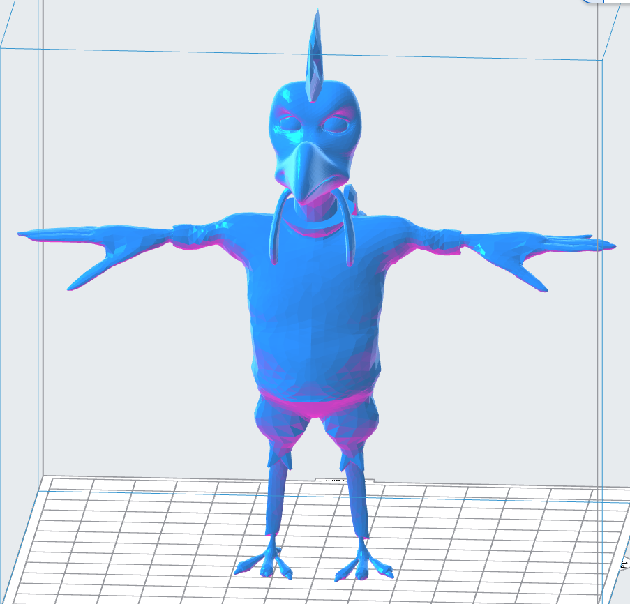 Cartoon Rooster – Downloadable 3D Model