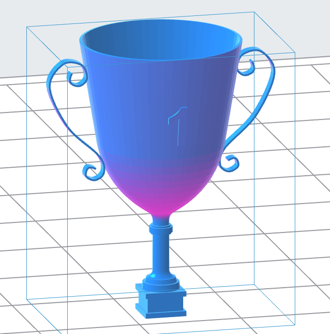 1st Rank Trophy Cup 3D Model (.OBJ)