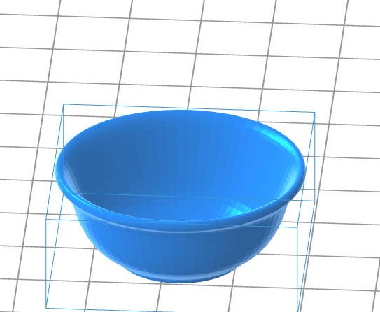 Bowl 3D Model – Instant Download OBJ STL File