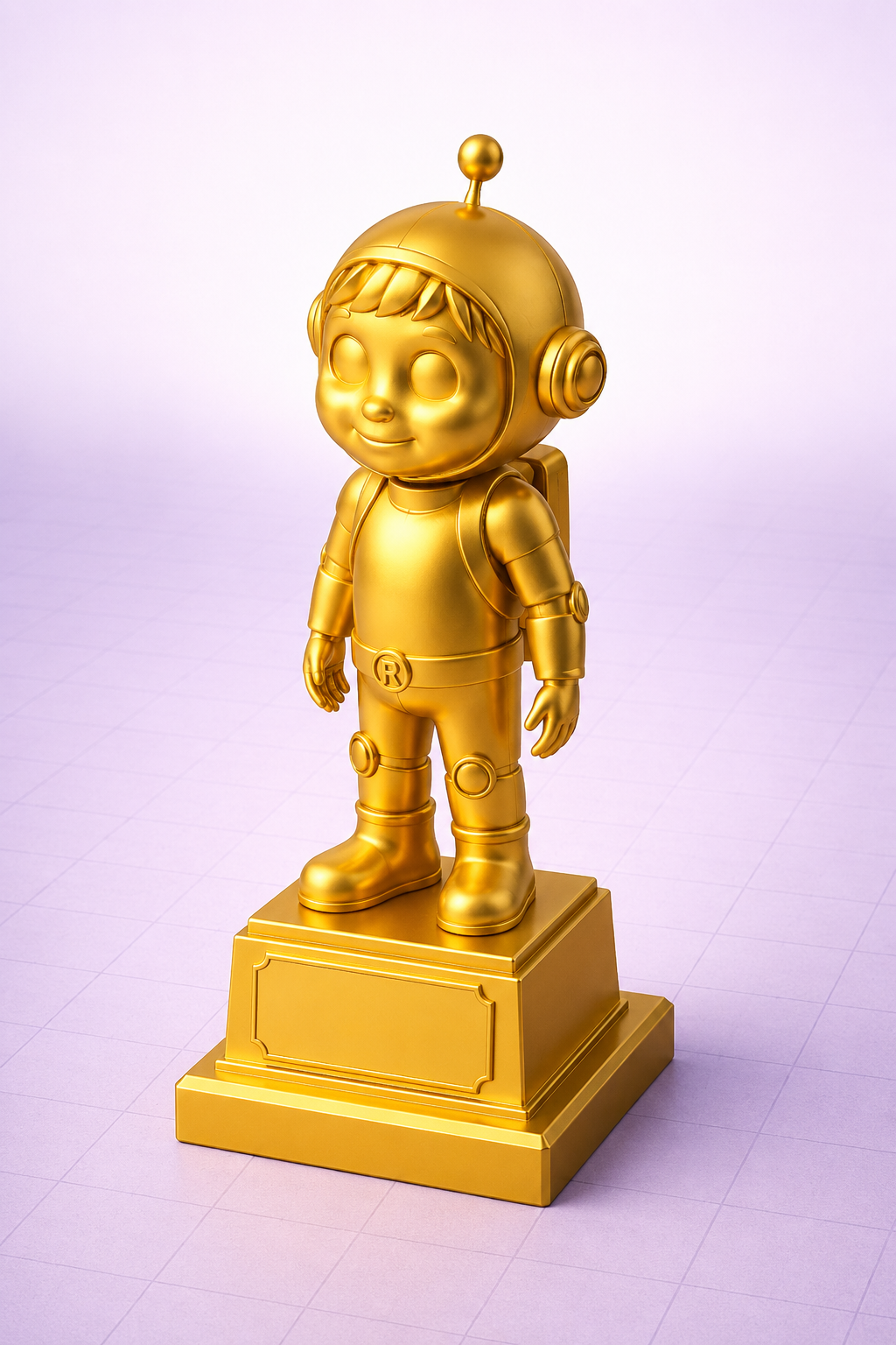 Cute Robot Character 3D Model (.OBJ)