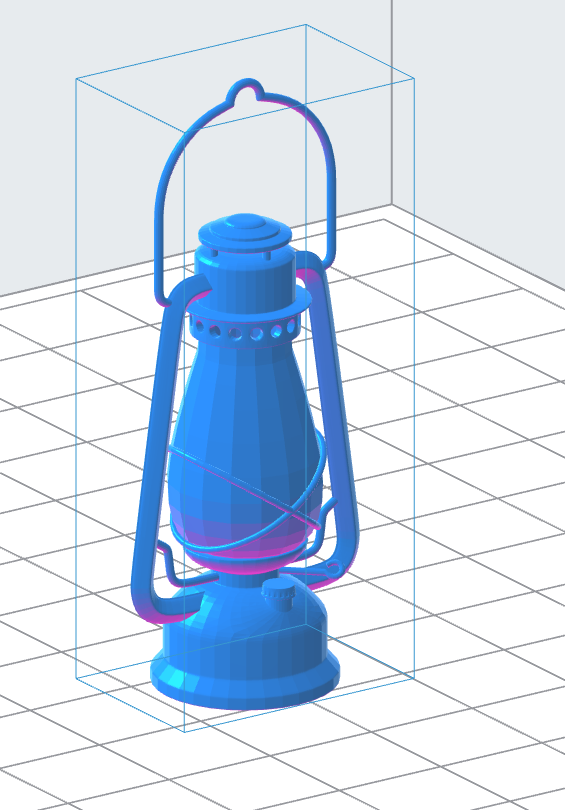 Camping Lantern 3D Model – Instant Download (.OBJ