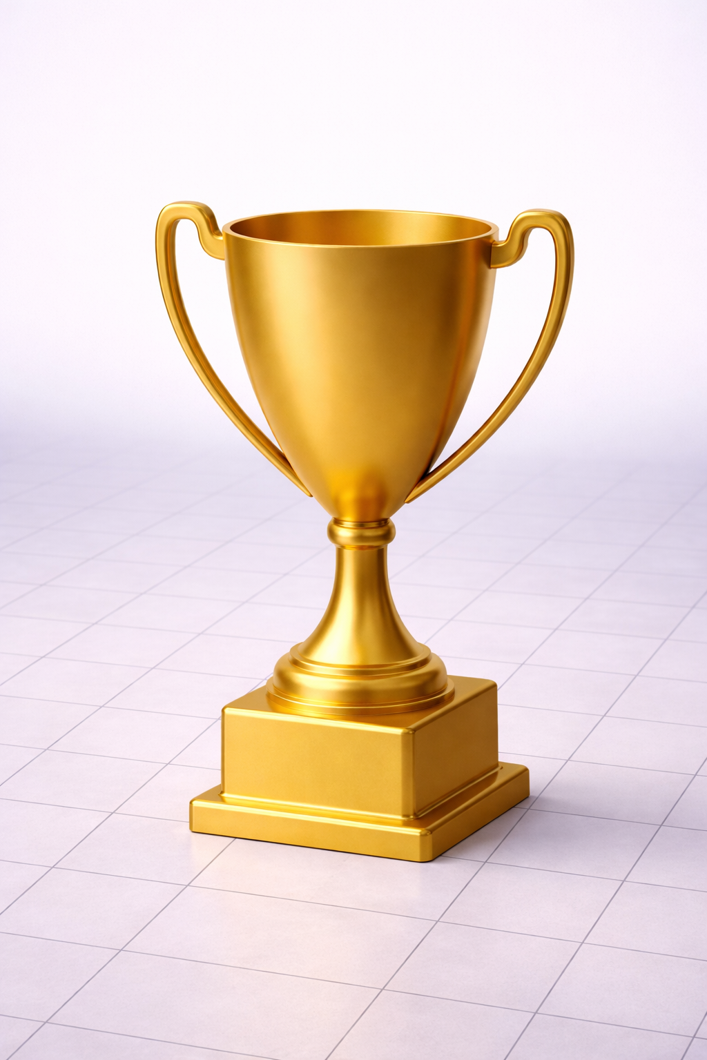 Wide Handle Trophy Cup 3D Model (.OBJ)