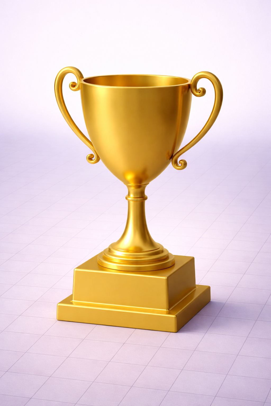 Classic Trophy 3rd place Cup 3D Model (.OBJ)