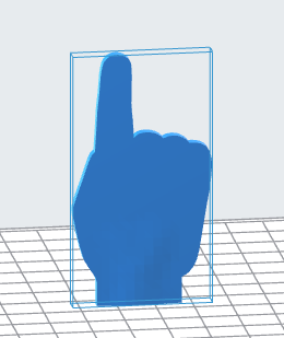 Foam Hand Index Finger 3D Model 