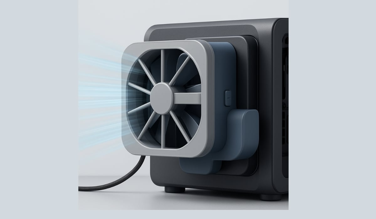 Box Fan High-Pressure Mod – 3D Printable model