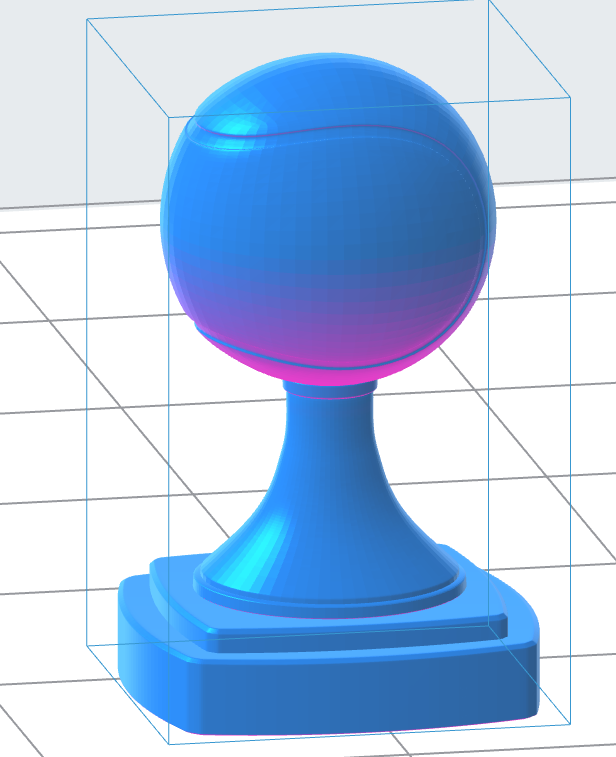 Sphere Trophy 3D Model (.OBJ)