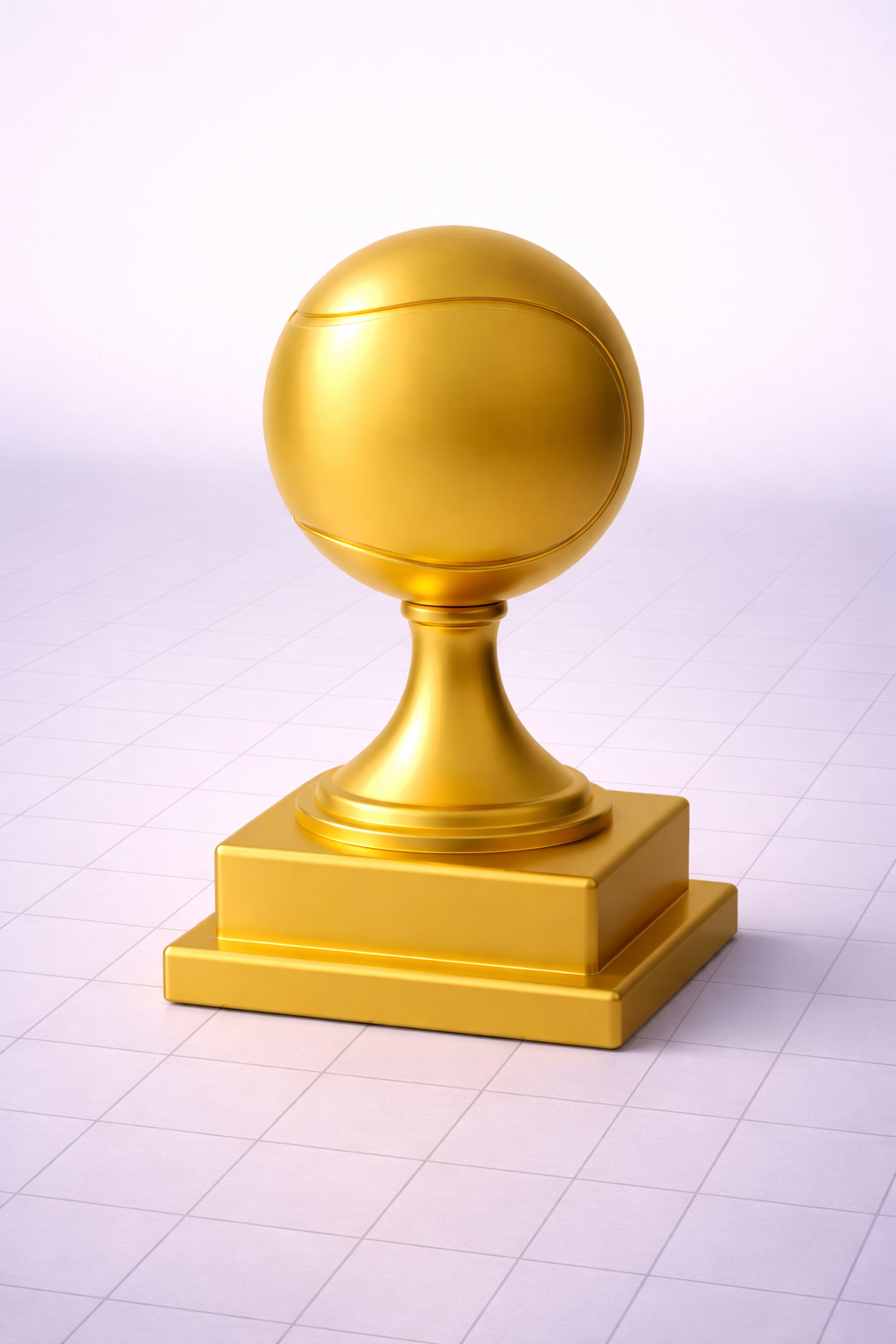 Sphere Trophy 3D Model (.OBJ)