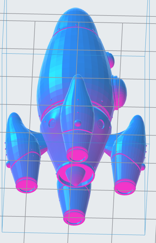 Vintage Rocket Toy – Downloadable 3D Model (.OBJ) | Comprar Art ...