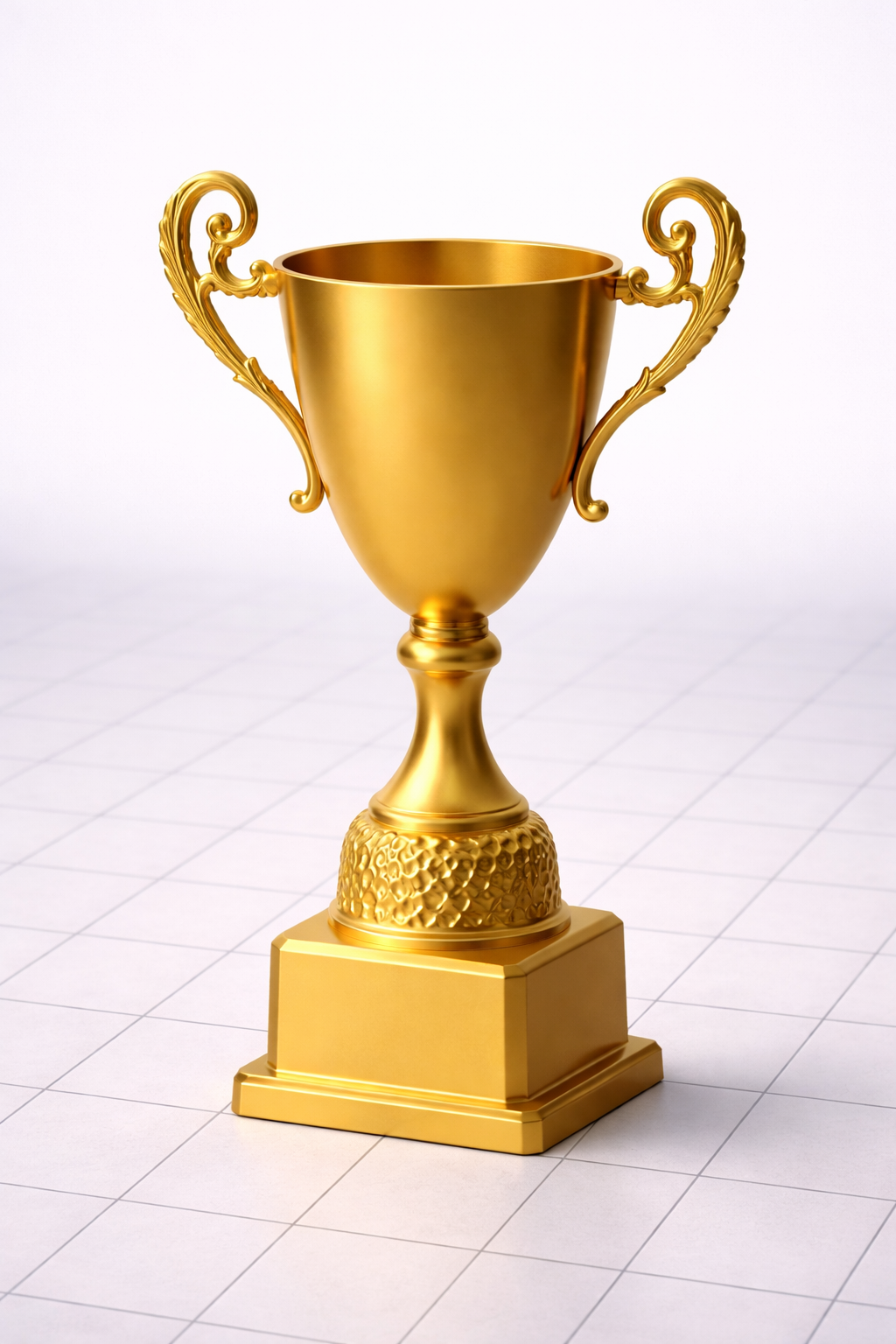 Ornamental Trophy Cup 3D Model (.OBJ)