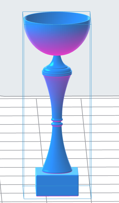 Tall Bowl Trophy 3D Model (.OBJ)