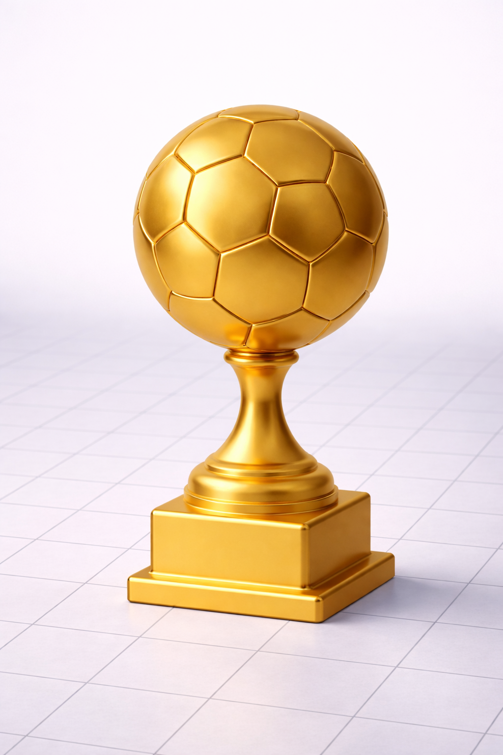 Soccer Ball Trophy 3D Model (.OBJ)