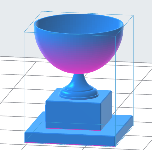 Bowl Trophy Cup 3D Model (.OBJ)
