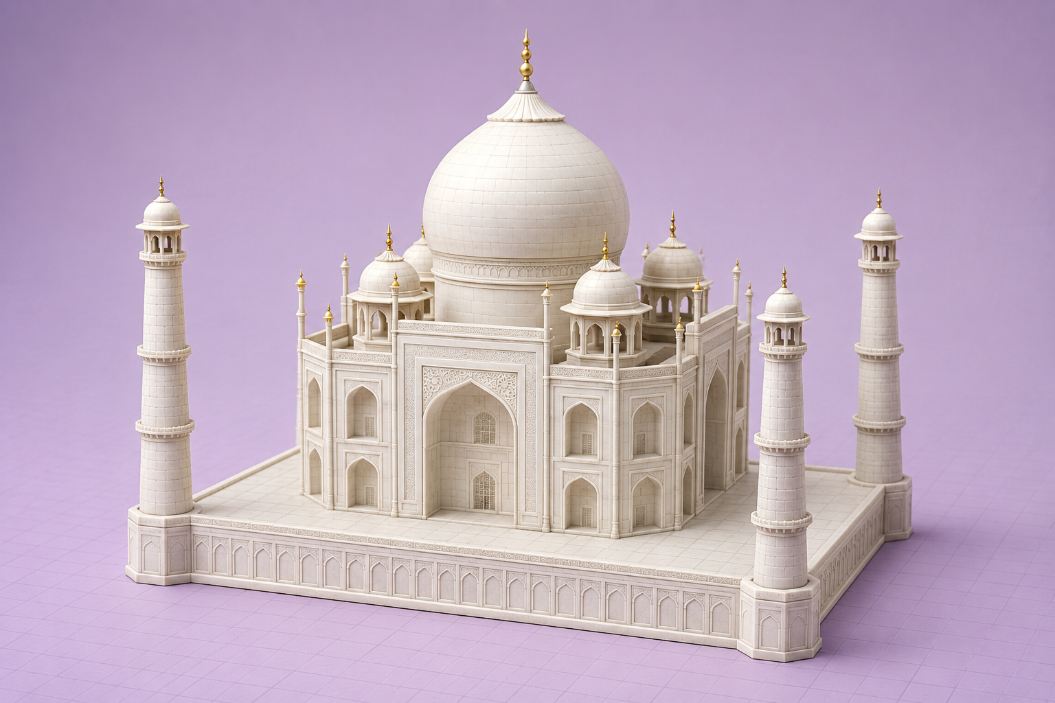 Taj Mahal 3D Model (.OBJ)