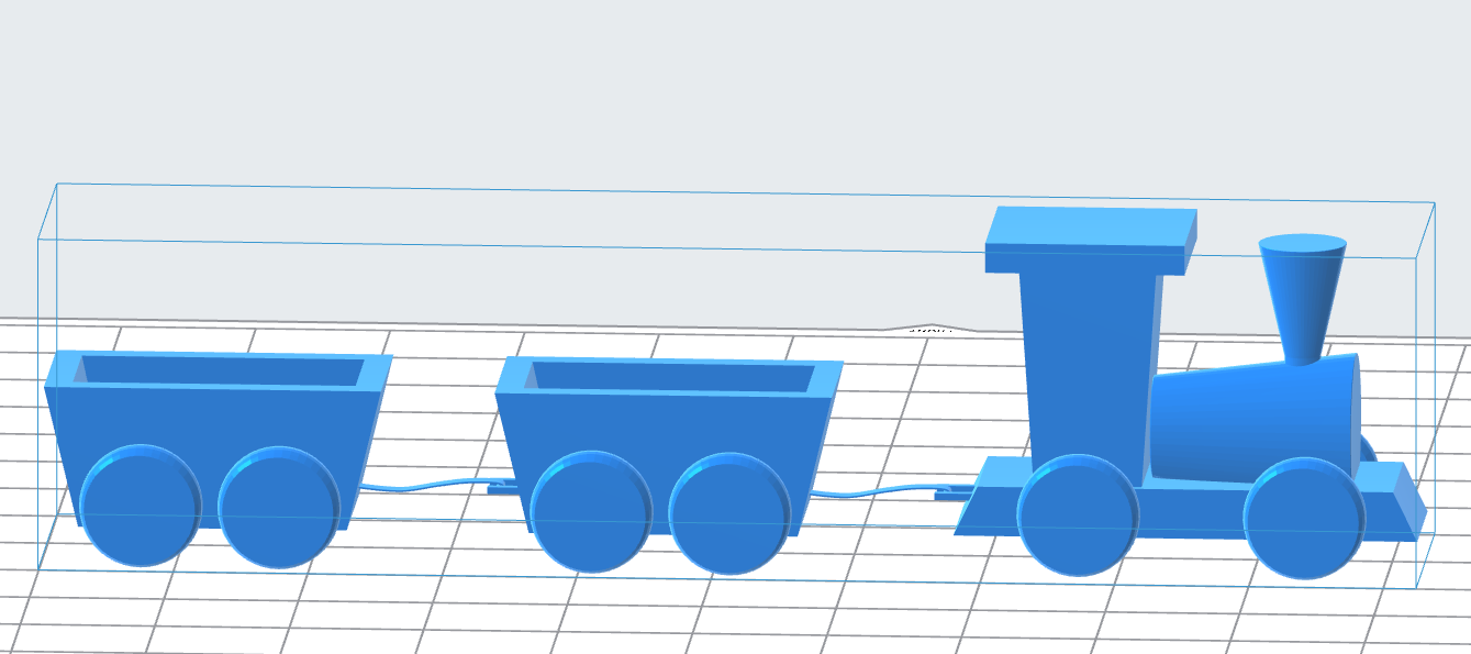 Wooden Toy Train – Downloadable 3D Model