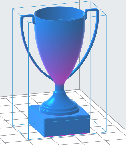 Minimal Trophy Cup 3D Model (.OBJ)