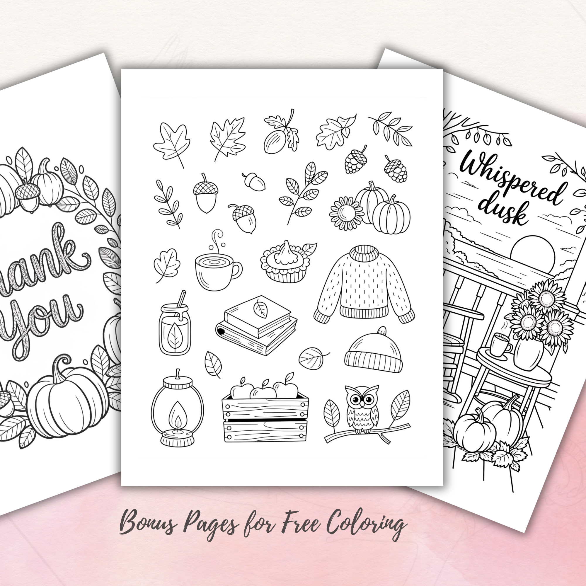 Harvest Whispers – Fall Paint Party Printables