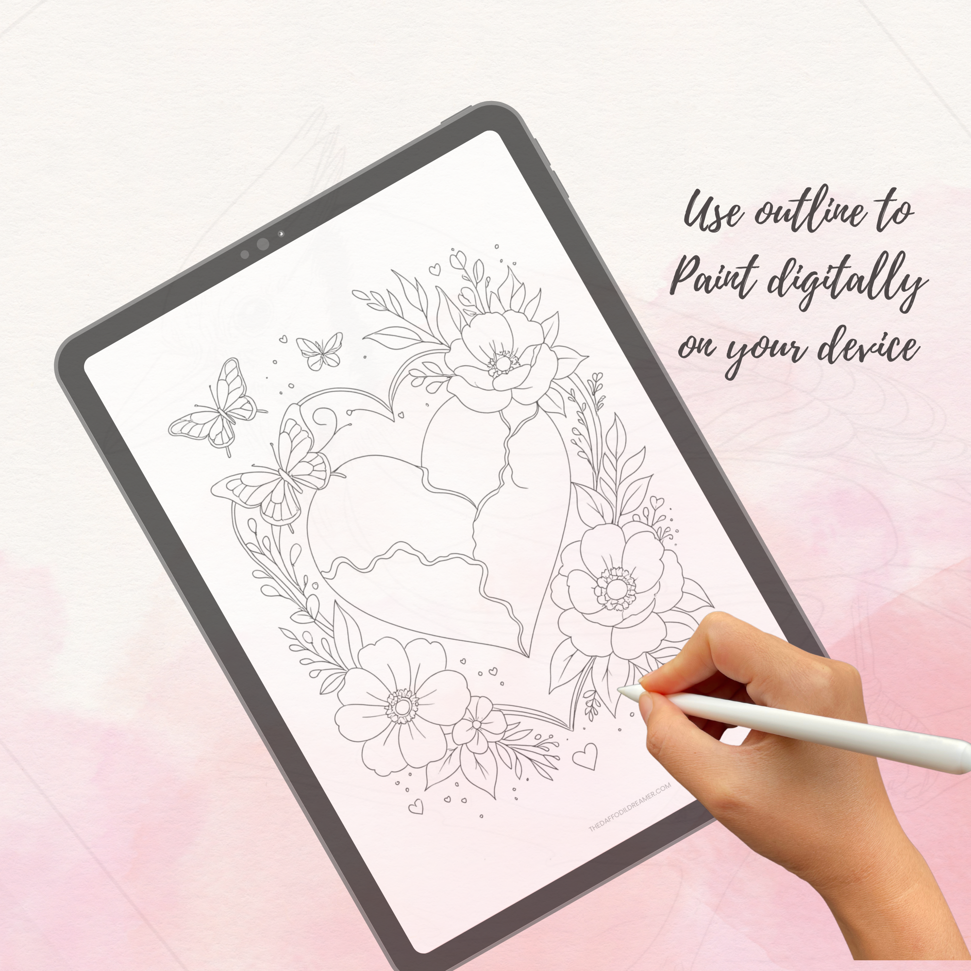 Healing Heart – Art Therapy Printable