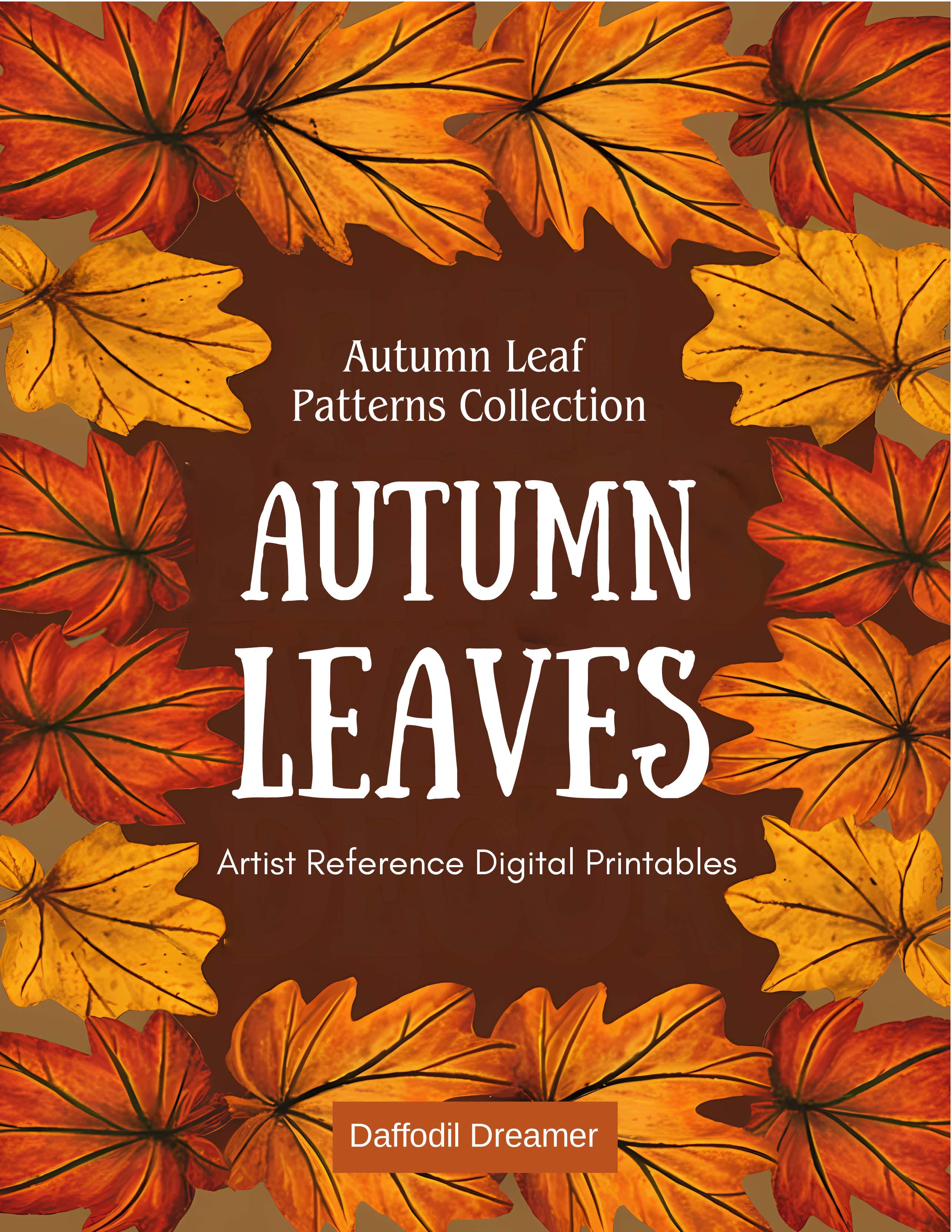 Autumn Leaf Patterns Collection Artist Reference 