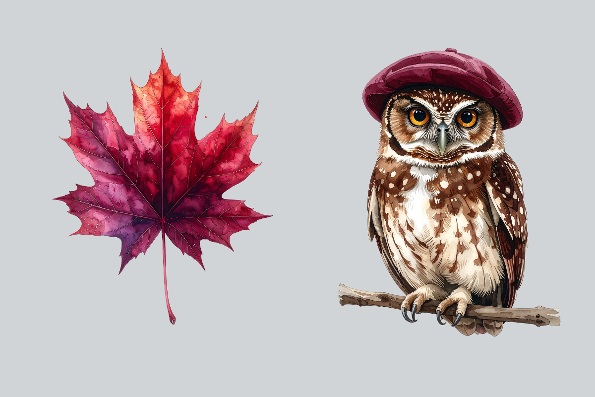 Burgundi Autumn Clipart Bundle – 200 Fall Designs