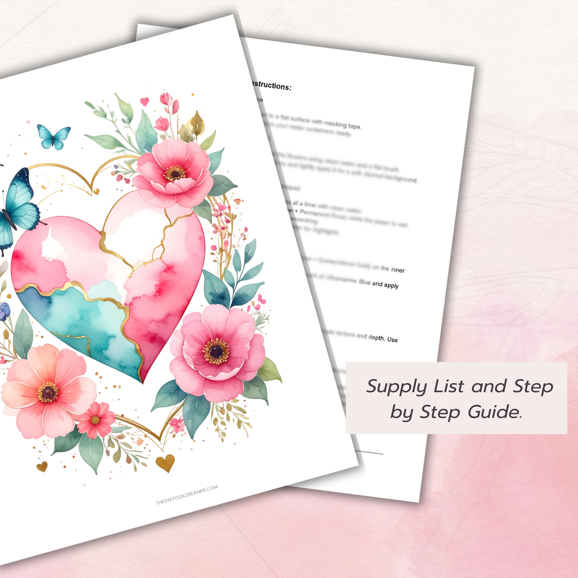 Healing Heart – Art Therapy Printable