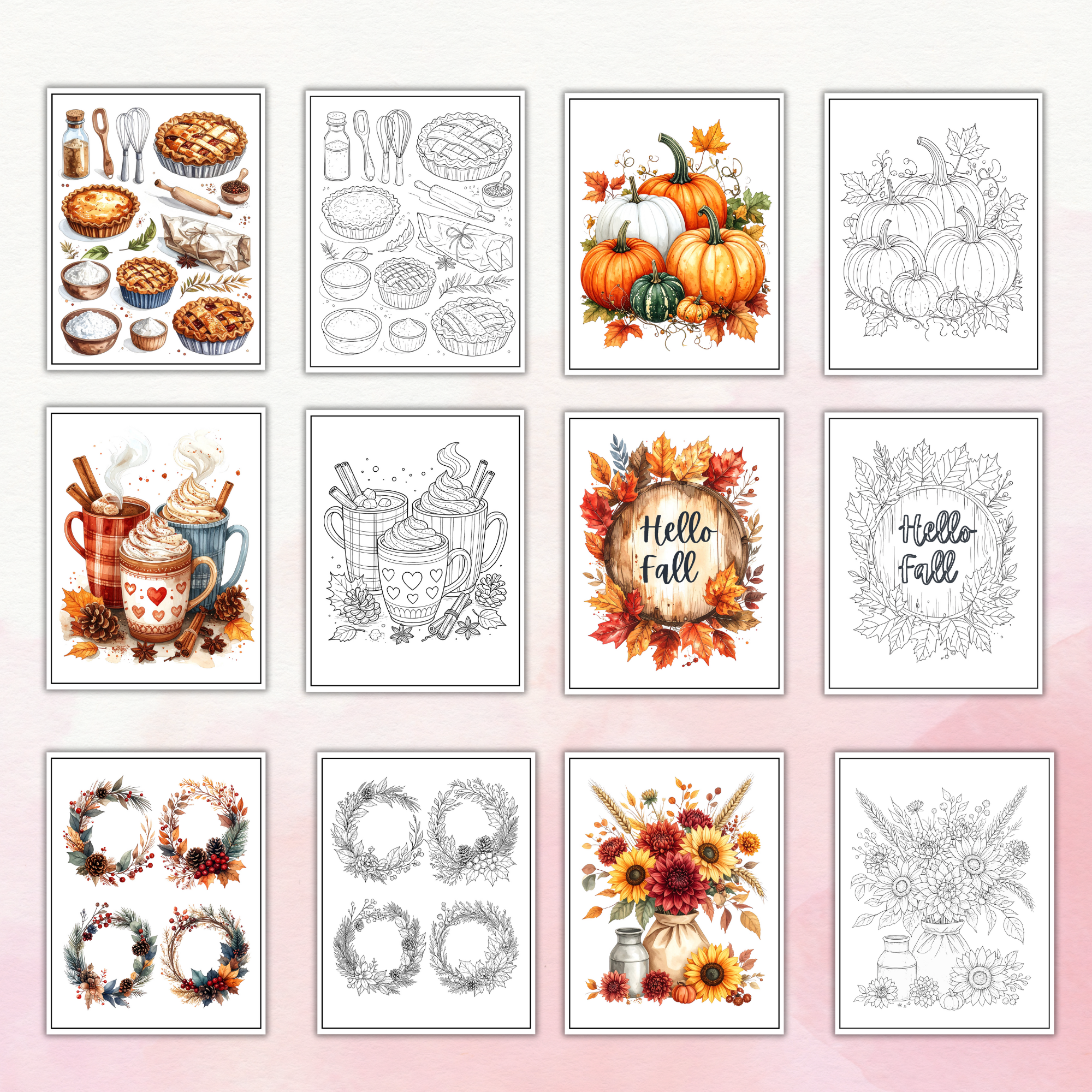 Harvest Whispers – Fall Paint Party Printables