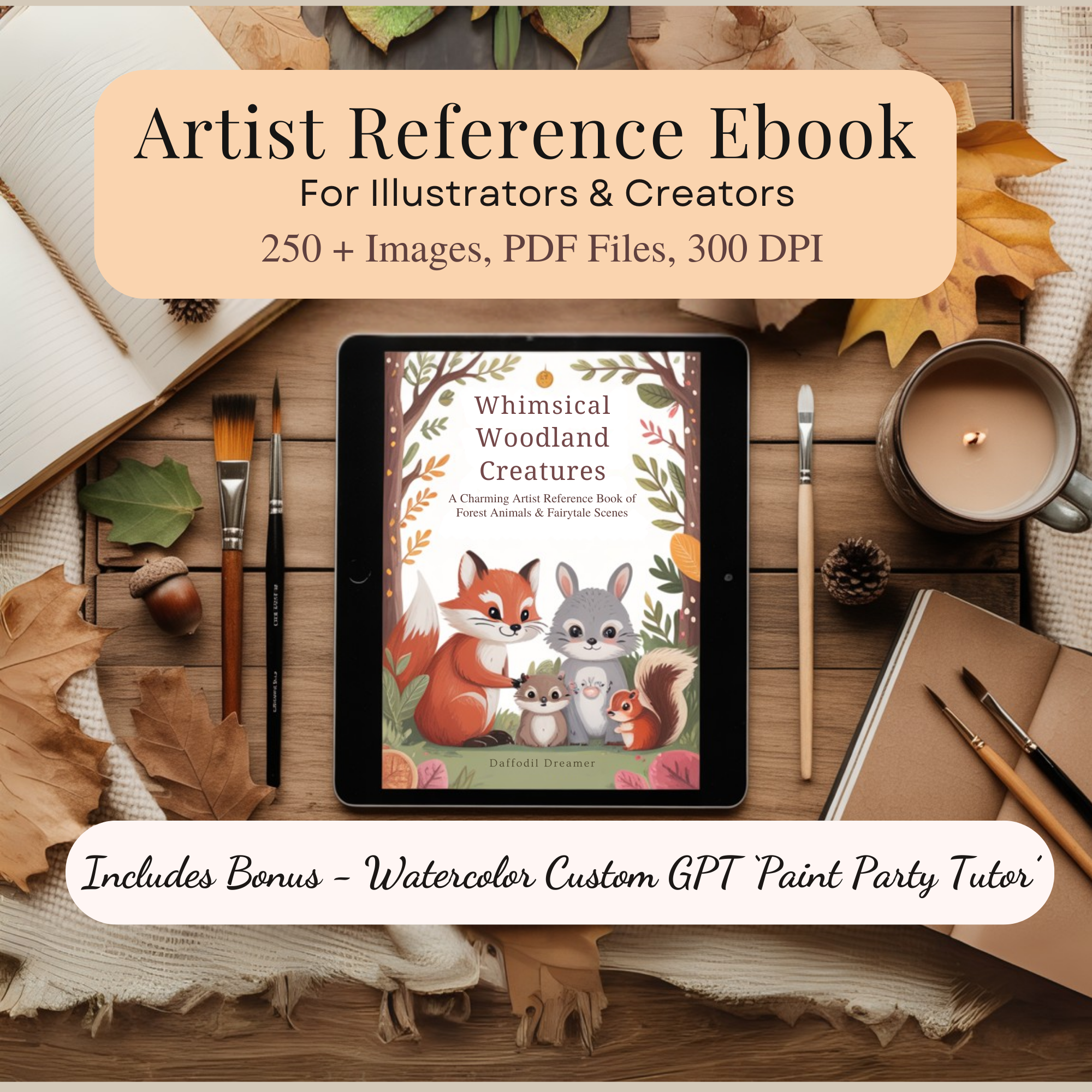 Whimsical Woodland Artist Reference Ebook