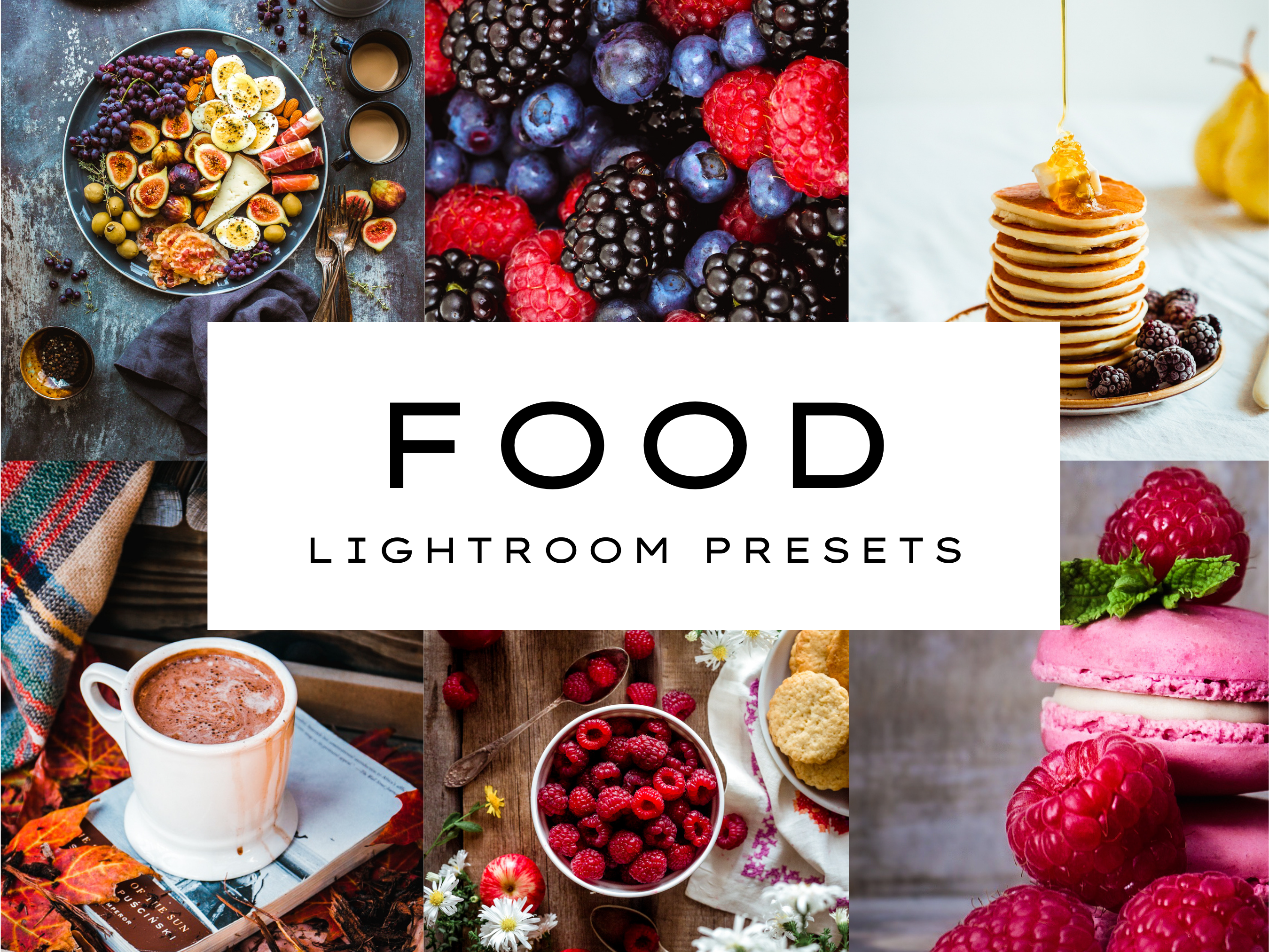 6 Food Desktop And Mobile Presets Lightroom, Food Photography | Buy ...
