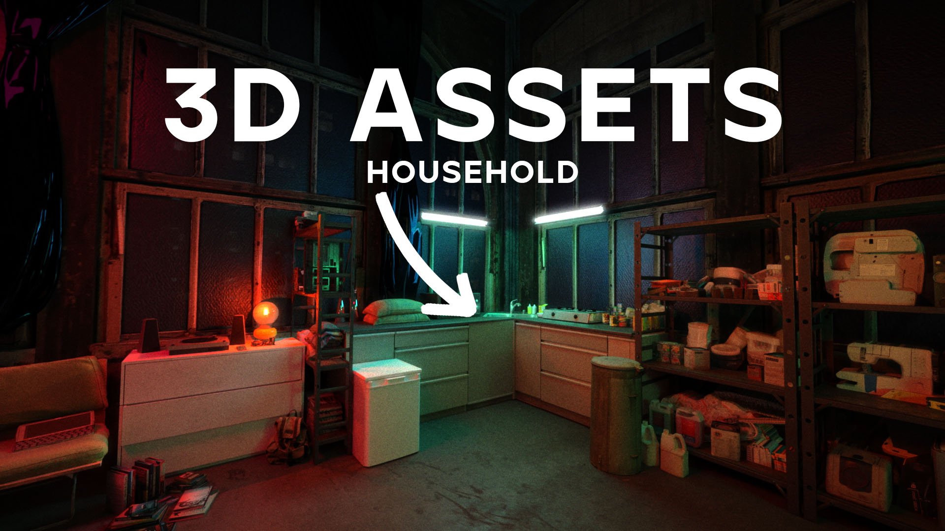 3D Household Assets