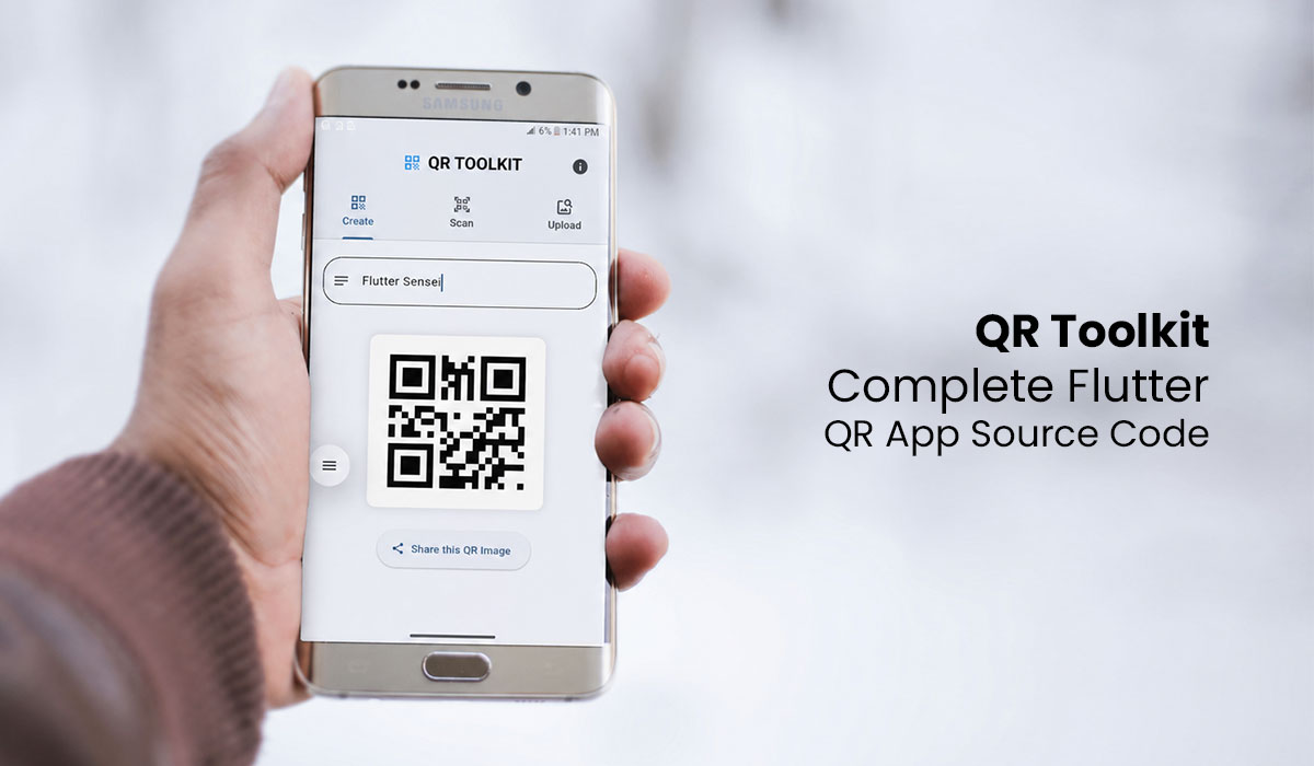 QR Toolkit: Complete Flutter QR App Source Code | Buy Templates ...
