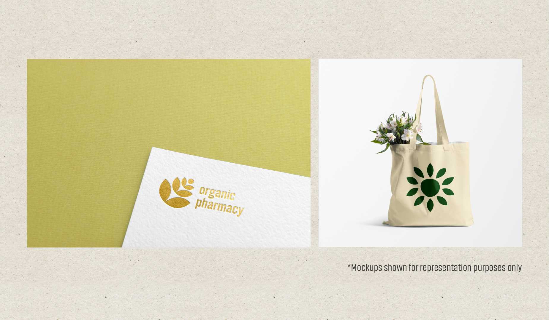 Flower and leaf vector icon set
