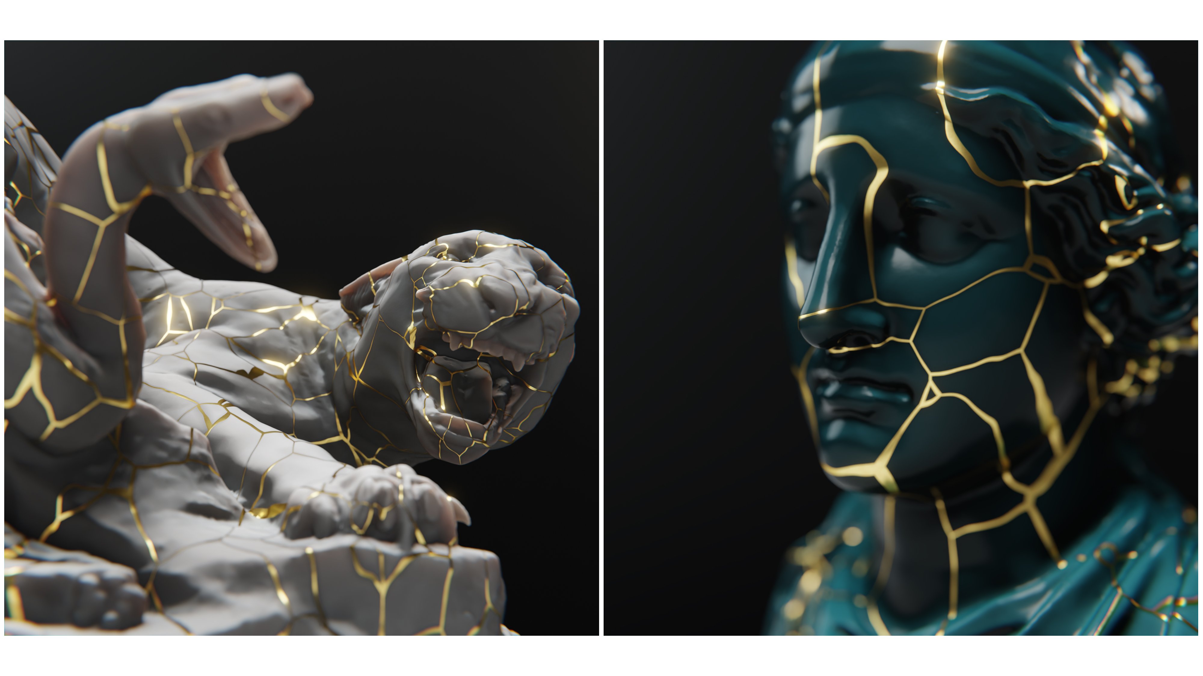 Procedural Kintsugi Material