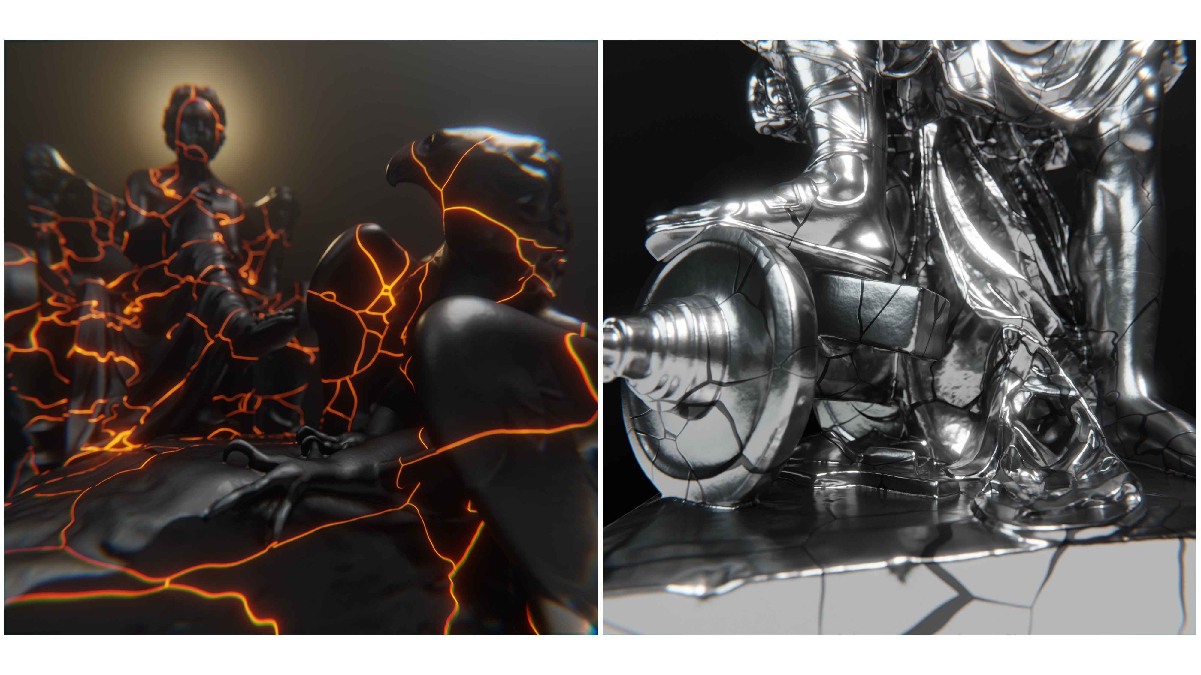 Procedural Kintsugi Material