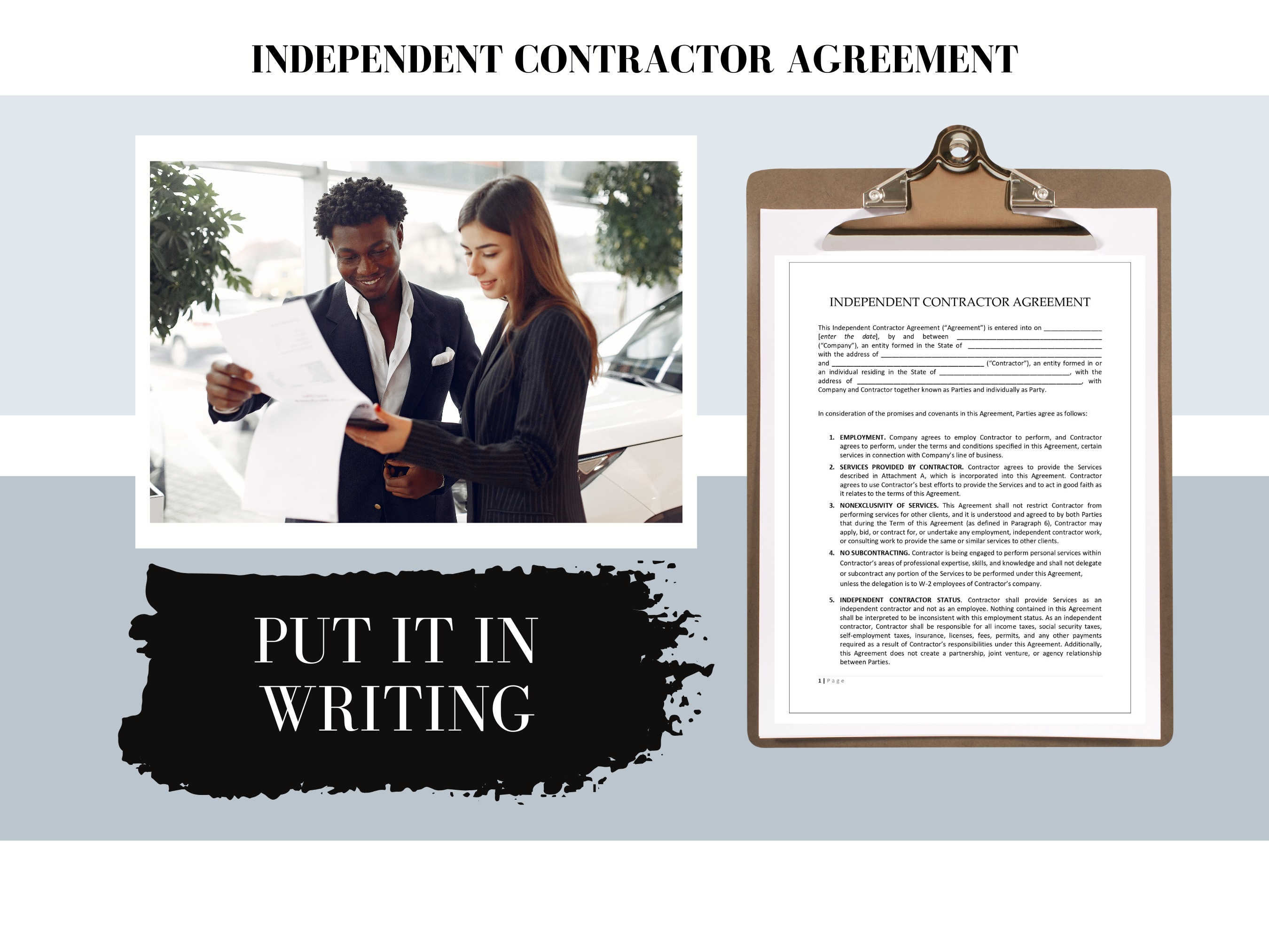 Independent Contractor Agreement Template