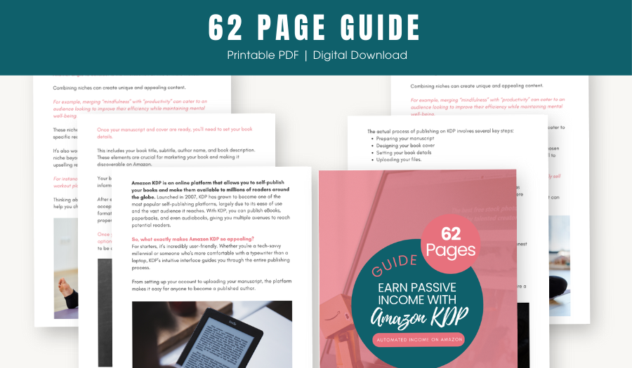 Amazon KDP Passive Income Blueprint | 62 Page Guide