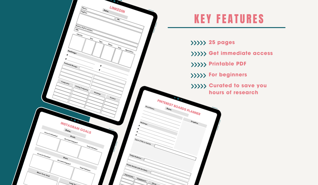 Social Media Marketing Planner
