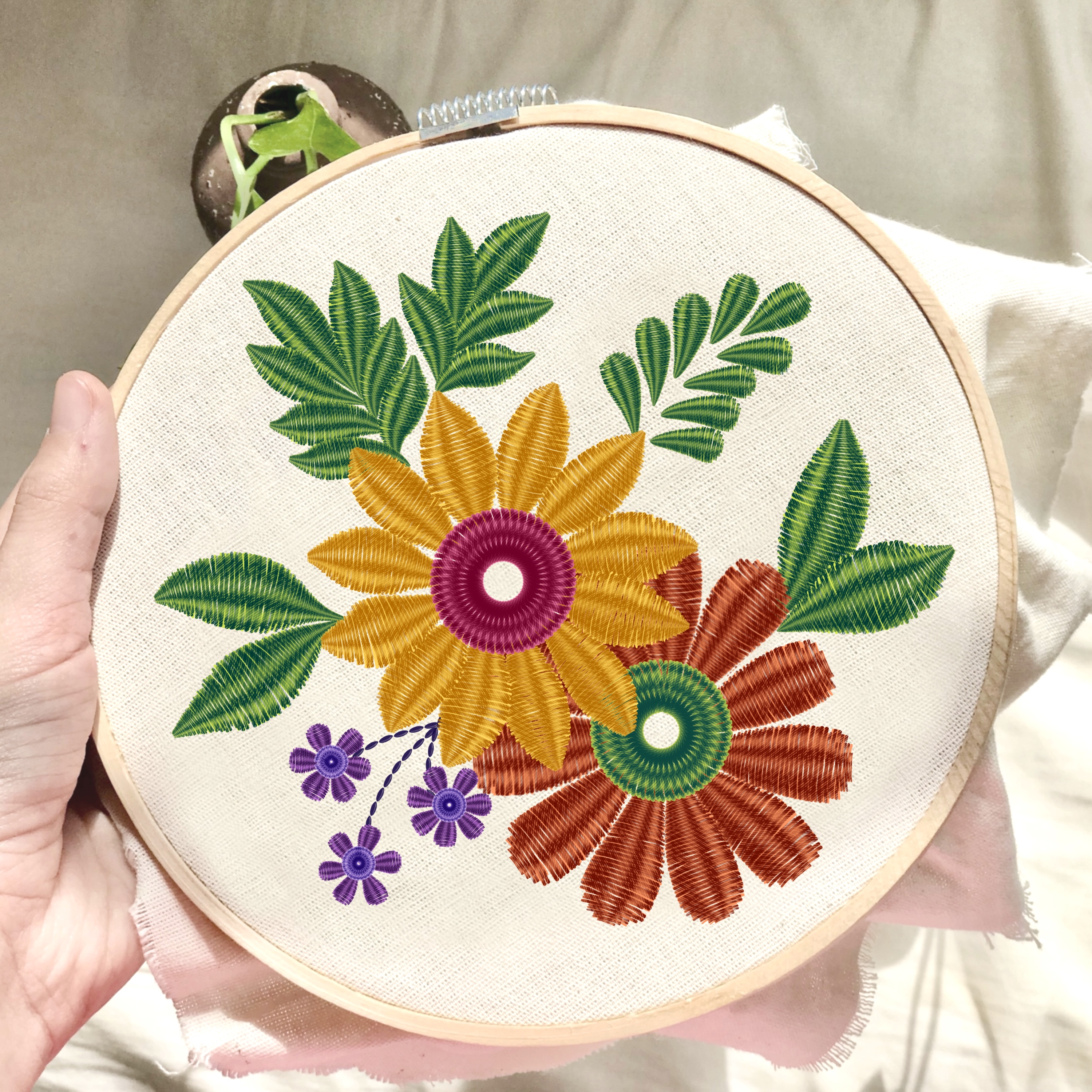Procreate Embroidery & Sequin Dual Colour Brushes
