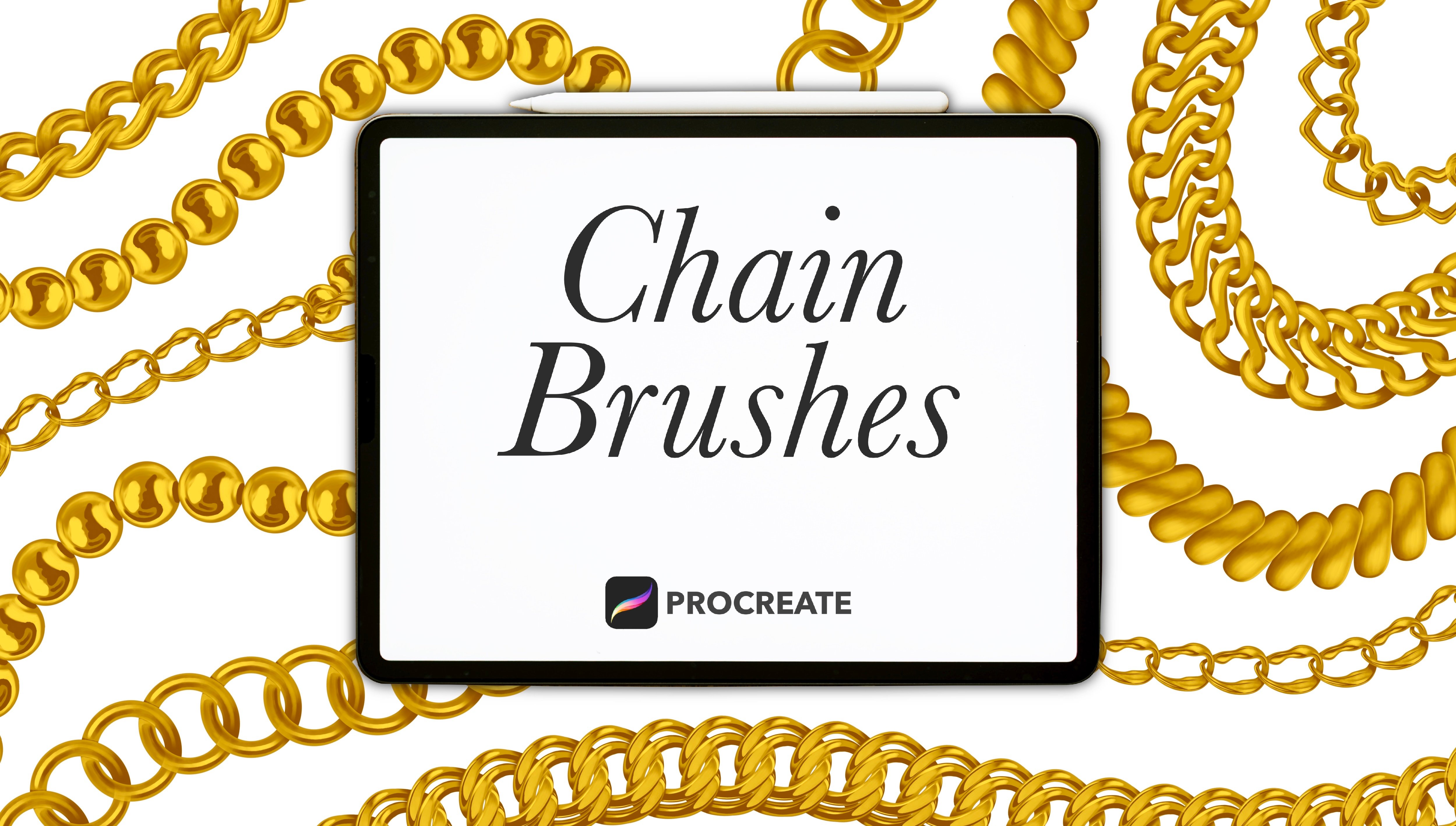Procreate Chain Dual Colour Brushset