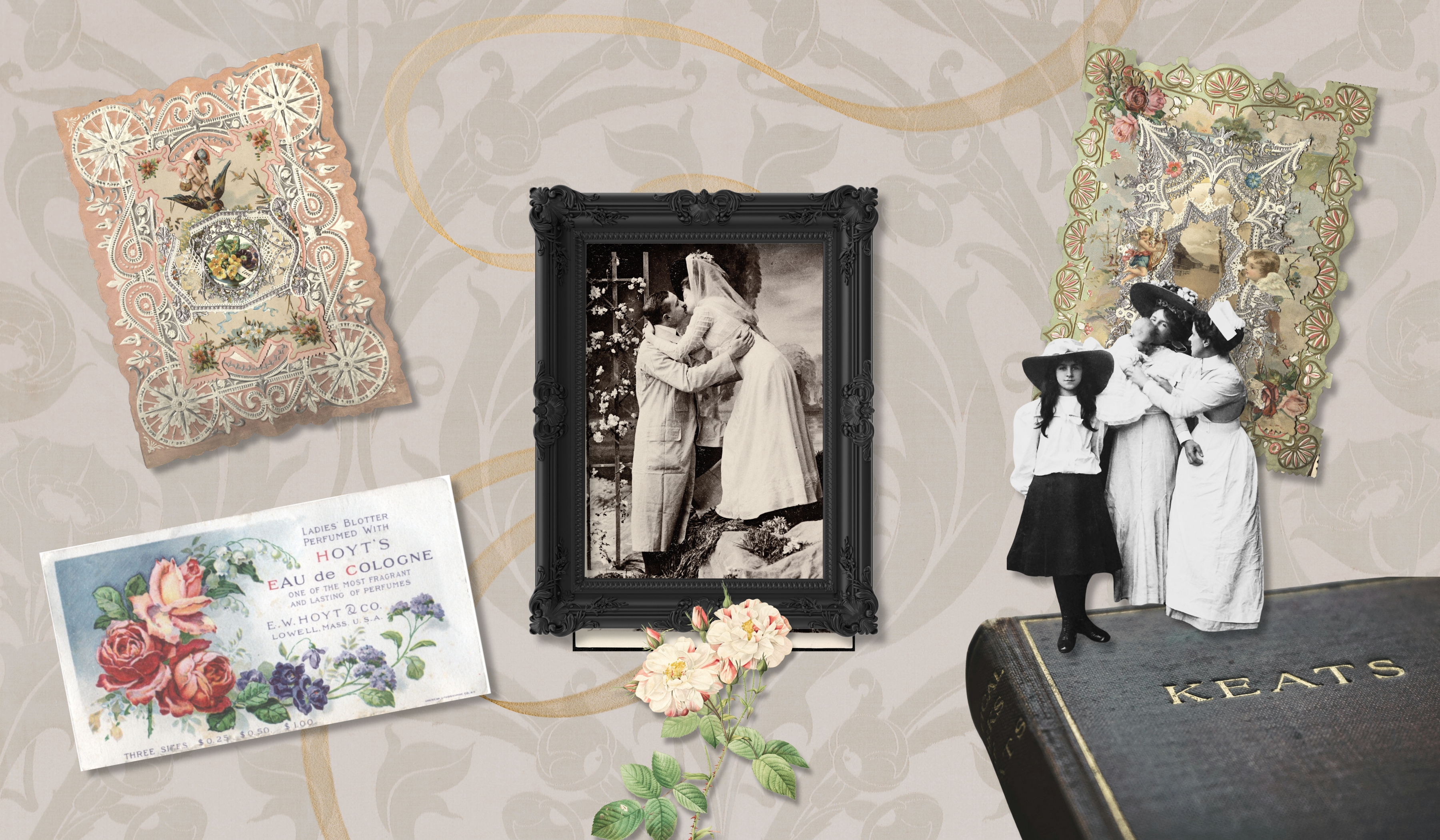  Victorian Romance & Nostalgia Collage Art Maker